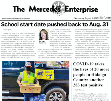 The Mercedes Enterprise 8/12/20 e-edition