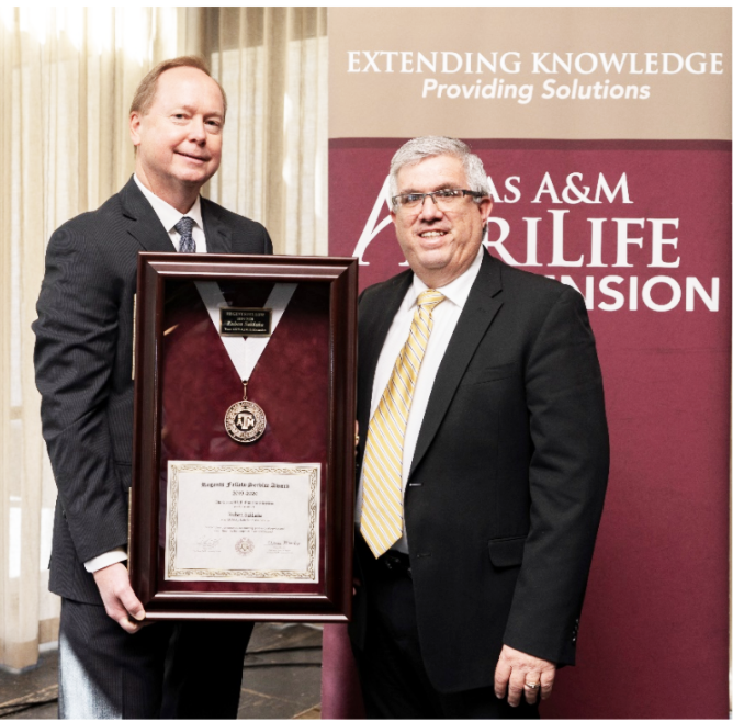 Dr. Ruben Saldana honored by Texas A&M University