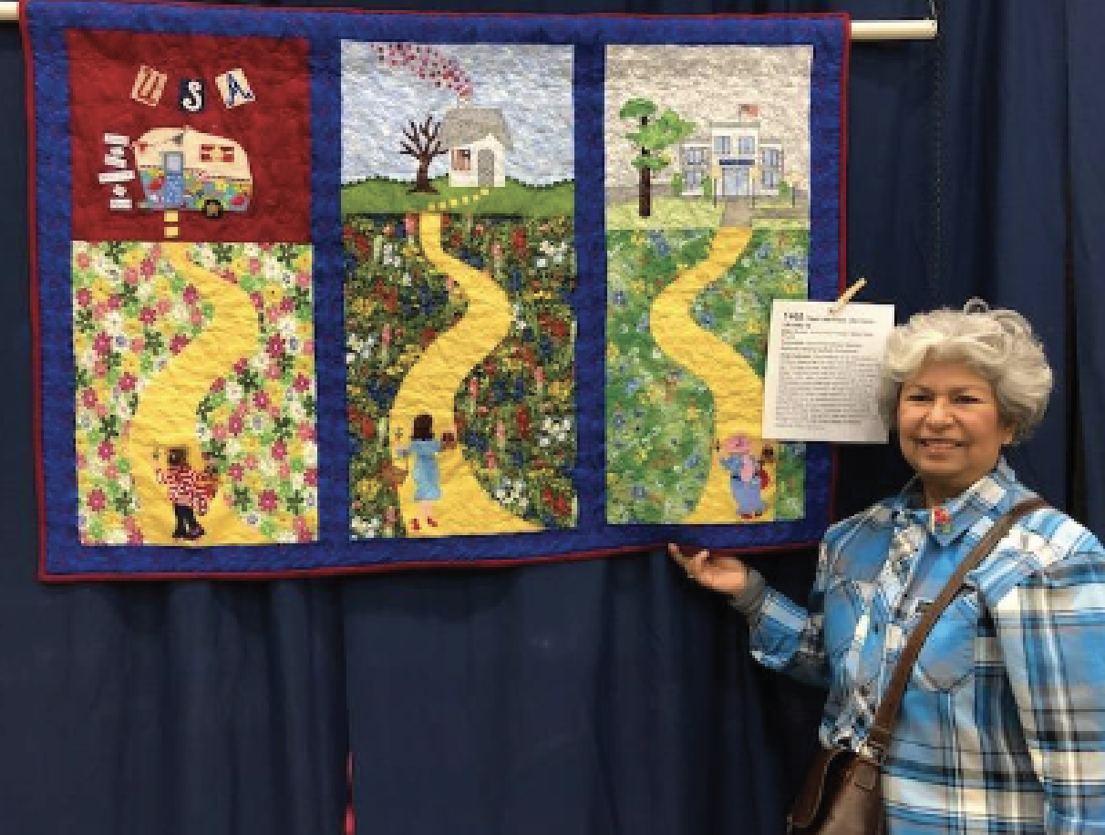 Pineda wins quilt contest