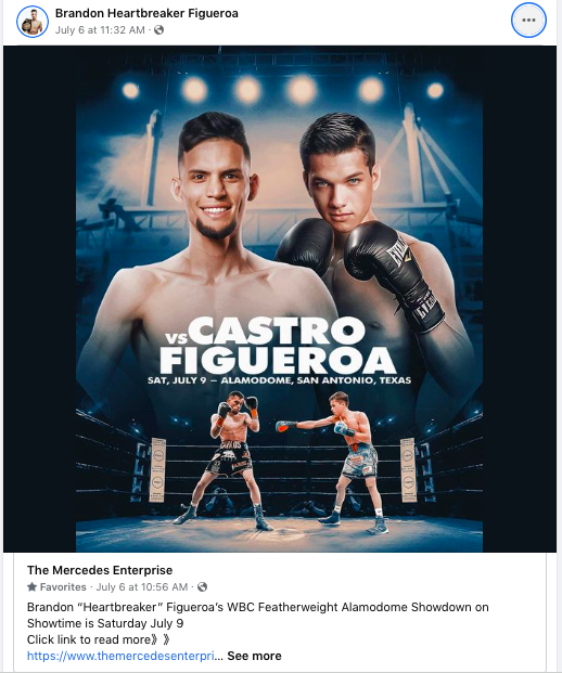 The Mercedes Enterprise Podcast: Brandon “The Heartbreaker” Figueroa’s July 9, Alamodome showdown boxing event