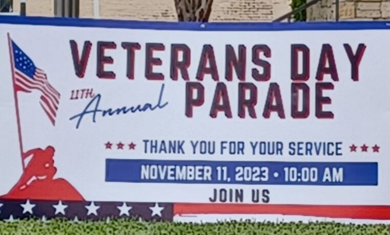 11th Annual Veterans Day Parade on Saturday, November 11